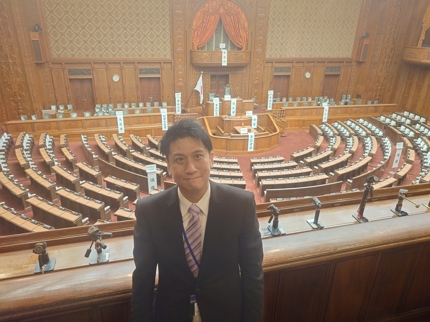 国会議事堂で撮影した写真